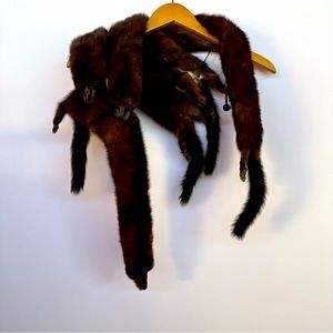 Vintage Mink Stole Wrap/Scarf